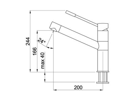 Páková vodovodní baterie Elleci SAVA G62 (1)