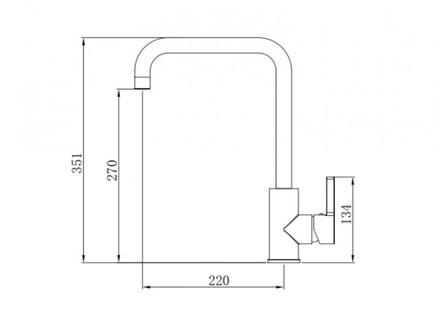 Páková vodovodní baterie Elleci DRIVE INOX (1)