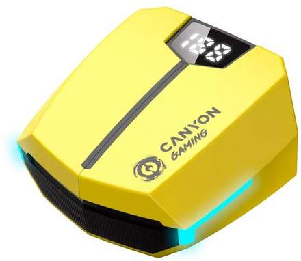 Sluchátka do uší Canyon GTWS-2 žlutá (4)