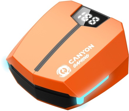 Sluchátka do uší Canyon GTWS-2 oranžová (3)