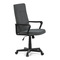 Kancelářská židle Autronic Kancelářská židle, černý plast, šedá látka, kolečka pro tvrdé podlahy (KA-L607 GREY2) (12)
