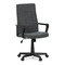 Kancelářská židle Autronic Kancelářská židle, černý plast, šedá látka, kolečka pro tvrdé podlahy (KA-L607 GREY2) (13)