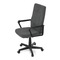 Kancelářská židle Autronic Kancelářská židle, černý plast, šedá látka, kolečka pro tvrdé podlahy (KA-L607 GREY2) (15)