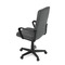 Kancelářská židle Autronic Kancelářská židle, černý plast, šedá látka, kolečka pro tvrdé podlahy (KA-L607 GREY2) (17)