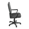 Kancelářská židle Autronic Kancelářská židle, černý plast, šedá látka, kolečka pro tvrdé podlahy (KA-L607 GREY2) (22)