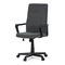 Kancelářská židle Autronic Kancelářská židle, černý plast, šedá látka, kolečka pro tvrdé podlahy (KA-L607 GREY2) (3)
