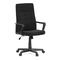 Kancelářská židle Autronic Kancelářská židle, černý plast, černý látka, kolečka pro tvrdé podlahy (KA-L607 BK2) (13)