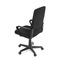 Kancelářská židle Autronic Kancelářská židle, černý plast, černý látka, kolečka pro tvrdé podlahy (KA-L607 BK2) (17)