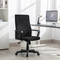 Kancelářská židle Autronic Kancelářská židle, černý plast, černý látka, kolečka pro tvrdé podlahy (KA-L607 BK2) (1)