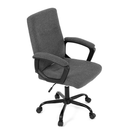 Kancelářské křeslo Autronic Kancelářské křeslo, šedá látka, kovový kříž (KA-Y391 GREY2) (22)