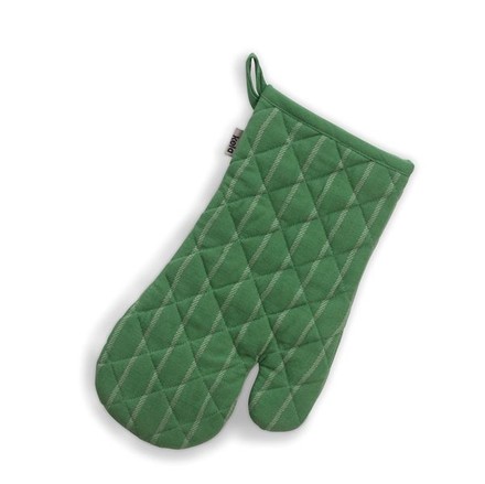 Chňapka Kela KL-12818 rukavice do trouby Cora 100% bavlna světle zelené/zelené pruhy 31,0x18,0cm