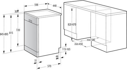 Myčka nádobí Gorenje GS541C10W (3)