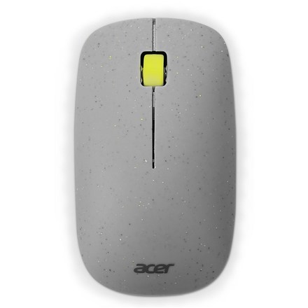 Bezdrátová počítačová myš Acer Vero optická/ 3 tlačítek/ 1200DPI - šedá