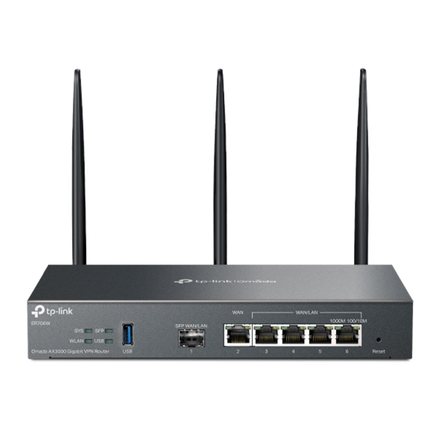 Wi-Fi router TP-Link ER706W VPN WiFi 6, 1x GWAN + 4x GWAN/LAN + 1x GWAN/LAN SFP, USB, Omáda SDN