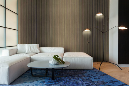 Akustický panel G21 270x60,5x2,1 cm, kouřový dub (6)