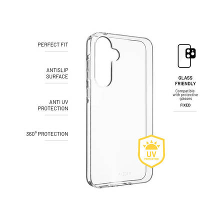 Kryt na mobil Fixed Slim AntiUV na Samsung Galaxy A35 5G - průhledný (1)