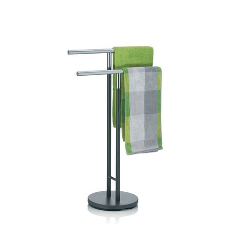 Držák na ručníky Kela KL 22230 LEVI kov, antracit pr. 30cm x v. 92,5cm (1)