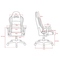 Herní židle Arozzi TORRETTA Soft Fabric v2 - světle šedá (16)