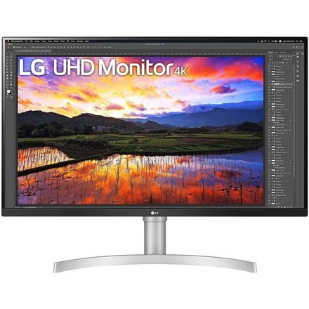 LED monitor LG 32UN650P-W - černý/ stříbrný