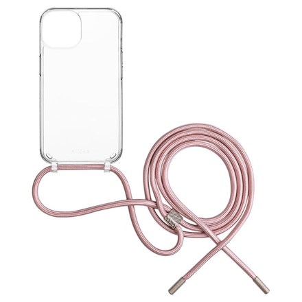 Pouzdro na mobil Fixed PureNeck Galaxy A35 5G, růžová