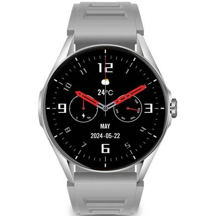 Chytré hodinky Aligator Watch AMOLED Silver