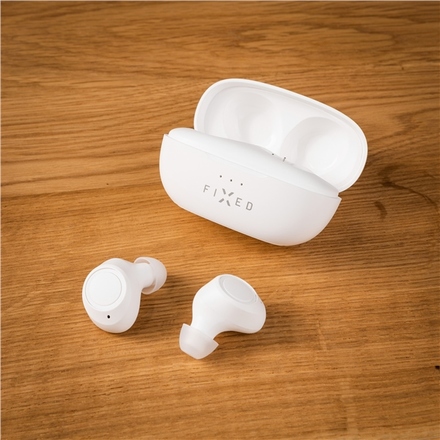 Bezdrátová sluchátka do uší Fixed FIXBDS-WH (3)