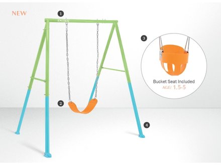 Zahradní houpačka Intex sestava Two-in-one swing set, 1,5-10 let (1)