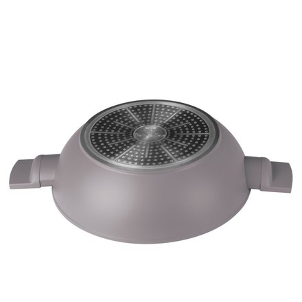 Wok pánev s poklicí Berlingerhaus BH-8095, 30 cm, Taupe Collection (4)