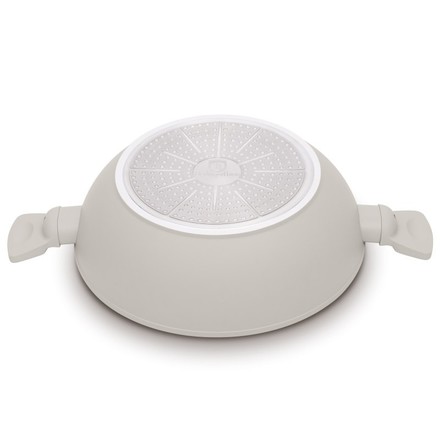 WOK pánev s poklicí s titanovým povrchem Berlingerhaus BH-8065 30 cm Sahara Collection (1)