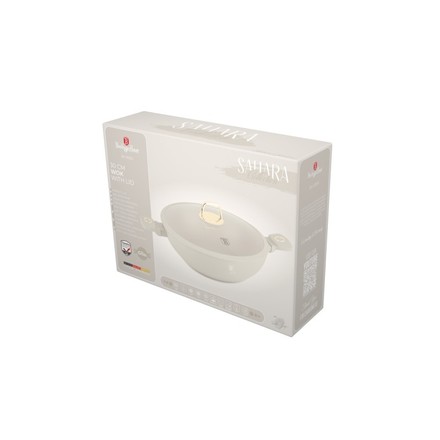 WOK pánev s poklicí s titanovým povrchem Berlingerhaus BH-8065 30 cm Sahara Collection (5)