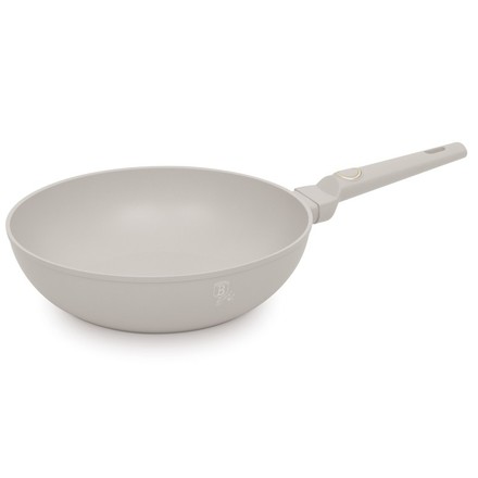WOK pánev s poklicí s titanovým povrchem Berlingerhaus BH-8063 28 cm Sahara Collection