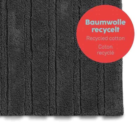 Koupelnová předložka Kela KL-23585 Megan 80x50 cm bavlna stříbrošedá (6)