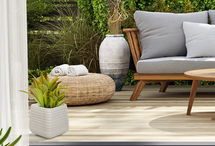 Květináč G21 Sand Cube 28 x 28 x 27,5 (7)