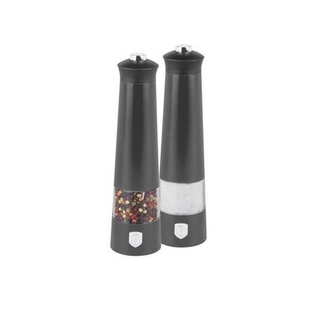 Elektrický mlýnek na pepř a sůl Berlingerhaus BH-9556 sada 2 ks Antracit Collection