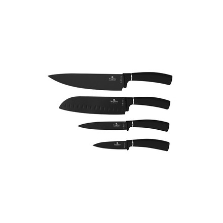 Sada nožů Berlingerhaus BH-2893 s nepřilnavým povrchem 4 ks Matte Black Collection