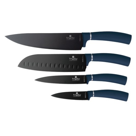 Sada nožů Berlingerhaus BH-2890 s nepřilnavým povrchem 4 ks Aquamarine Metallic Line