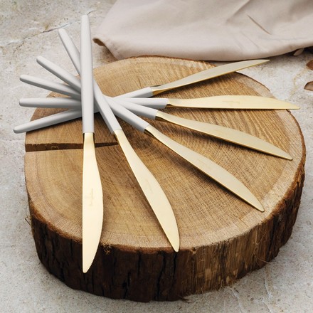 Sada příborů Berlingerhaus BH-3070 nerez 24 ks leštěná Sahara - Champagne (7)