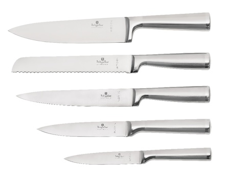Sada nožů Berlingerhaus BH-2804 nerez v dřevěném bloku 7 ks (1)