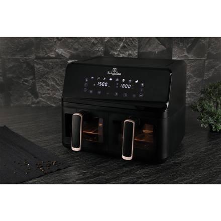 Horkovzdušná fritéza Berlingerhaus BH-9469 dvojitá 4,1 + 4,1 l Black Rose Collection (3)
