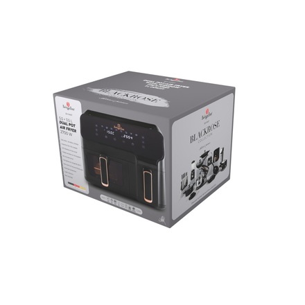 Horkovzdušná fritéza Berlingerhaus BH-9467 dvojitá 5,5 + 3,5 l Black Rose Collection (3)