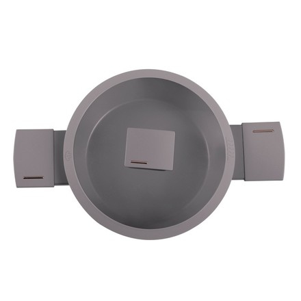 Kastrol s titanovým povrchem Berlingerhaus BH-8100 s poklicí 20 cm Taupe Collection (3)