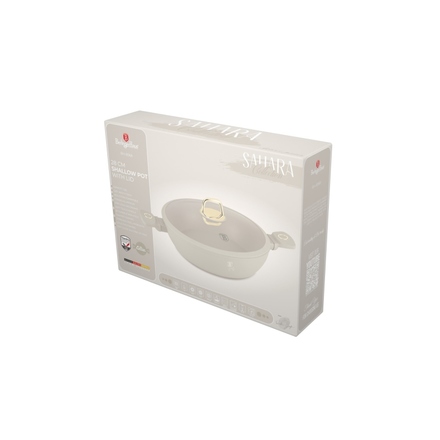 Pánev s titanovým povrchem Berlingerhaus BH-8068 s poklicí 28 cm Sahara Collection (7)