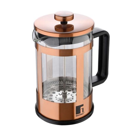 Konvice na čaj a kávu Bergner BG-38326-CP French Press 800 ml Copper