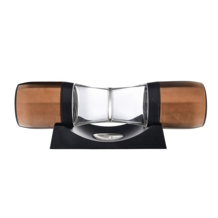 Mlýnek oboustranný na sůl a pepř Bergner BG-48520-RGD s podstavcem (4)