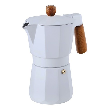 Konvice na espresso Bergner BG-38191-WH 6 šálků bílá Naturally