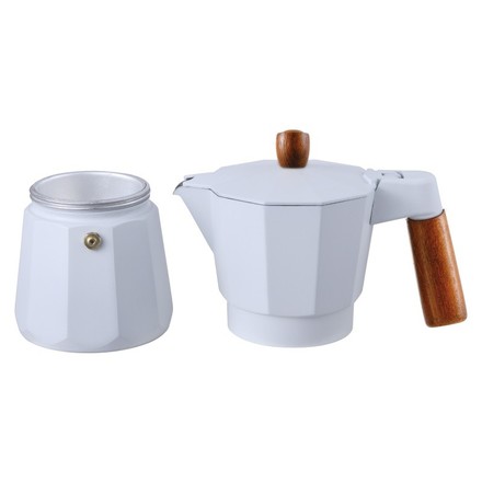 Konvice na espresso Bergner BG-38191-WH 6 šálků bílá Naturally (1)