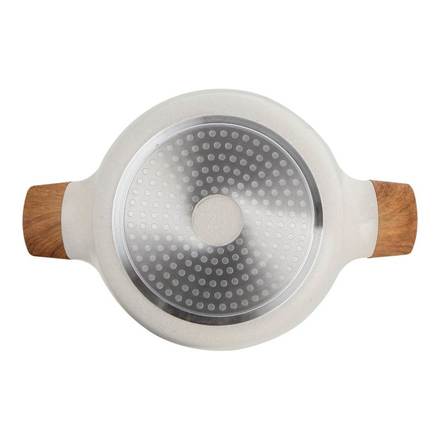 Kastrol Bergner BG-30643-CR s nepřilnavým povrchem a poklicí 28 cm Naturally (3)