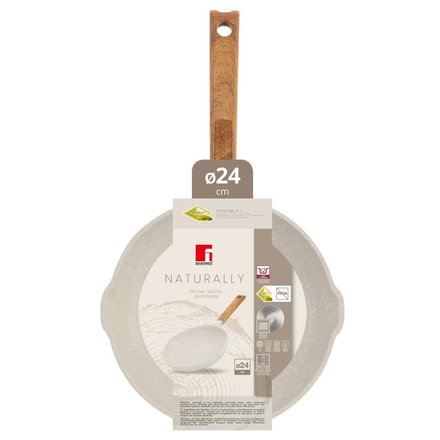 Pánev s nepřilnavým povrchem Bergner BG-30638-CR 24 cm Naturally (4)