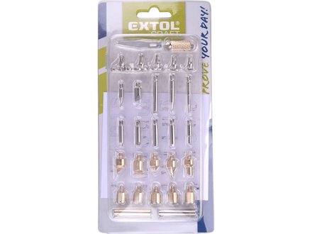 Hroty pro vypalování do dřeva Extol Premium 417211, 29ks
