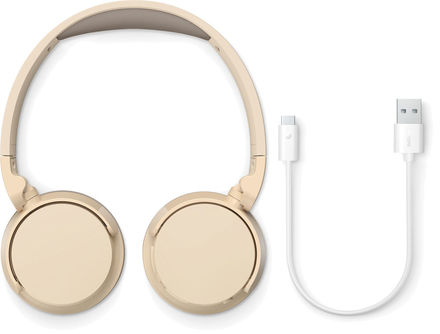 Polootevřená sluchátka Philips TAH3209WT - bílá (4)